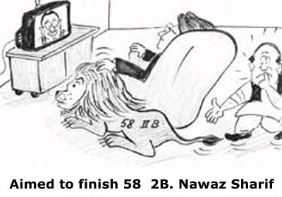 Aimed to finish 58  2B. Nawaz Sharif