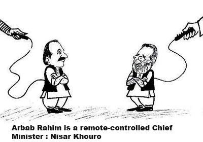 Arbab Rahim is a remote-comtrolled Chief Minister  Nisar Khuro