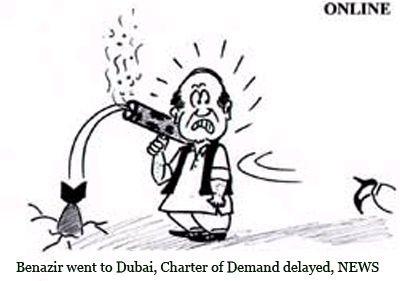Benazir went to Dubai, Charter of Demand delayed
