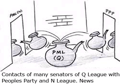 Contacts of many senators of Q League with People Party and N League. News