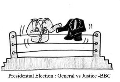 President Election - General vs Justice BBC