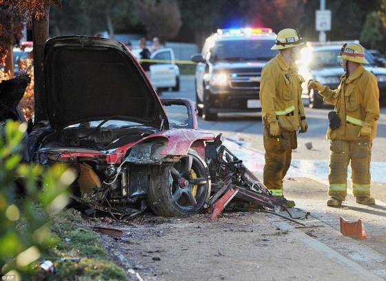 Paul Walker Car Accident Picture