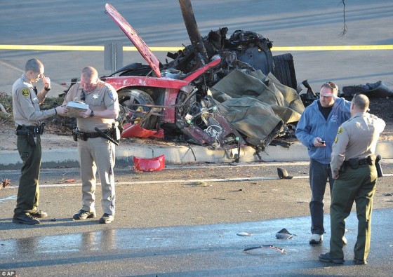 Paul Walker Car Crash Picture